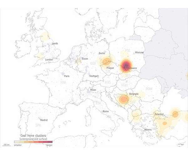 Methane detected over Poland's coal mines
