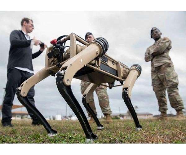 Robot security dogs start guarding Tyndall Air Force Base