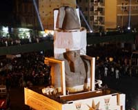 Giant Ramses Statue Flees Central Cairo Pollution