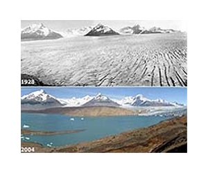 Ice dam collapses at Argentine glacier