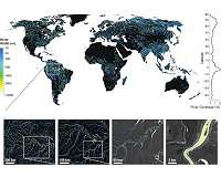 Global surface area of rivers and streams is 45 percent higher than previously thought