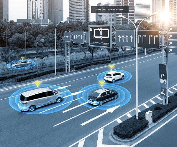 California vandals light self-driving taxi on fire