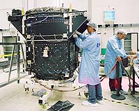 Galileo Satellite Arrives At ESA-ESTEC For Testing