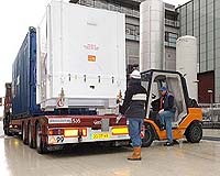 First Galileo Satellite Travels From ESTEC To Launch Site
