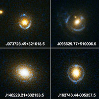 Hubble And Sloan Quadruple Number Of Known Optical Einstein Rings
