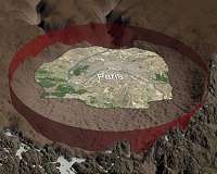 Meteorite crater discovered under Greenland ice