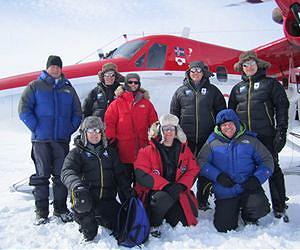 CryoSat Greenland camp receives royal guest