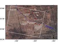 Radar shows large areas of Texas oil acreage heaving and sinking at large rates