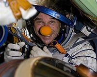 Canadian 'space clown' returns to Earth