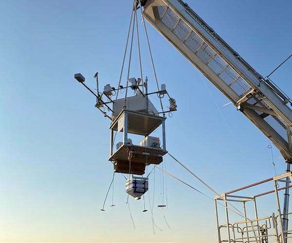Student experiments float over New Mexico