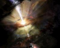 This black hole has an appetite for cold, cosmic rain