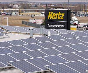 Hertz Equipment Rental Corporation Installs Solar Panels