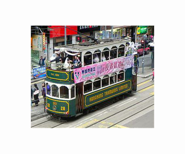 The passengers on the bus go ZZZ on Hong Kong nowhere route