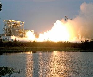 Orbital Test Fires First Stage Engine For Taurus II Rocket