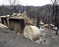 10 homes lost, but Australian fires dampened by cool change