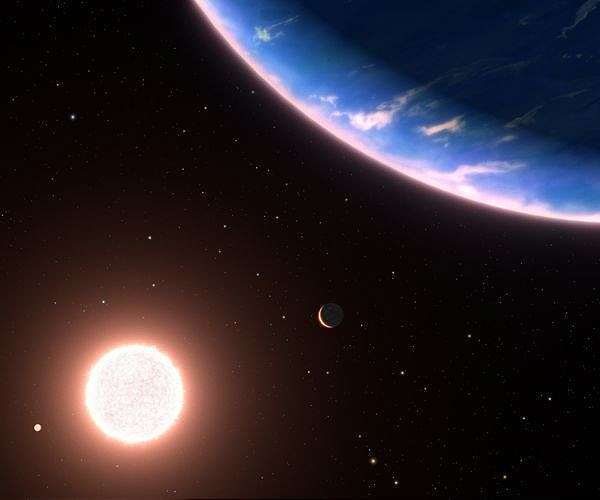 NASA's Hubble Finds Water Vapor in Small Exoplanet's Atmosphere