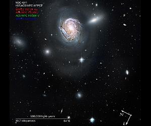 Island Universe In Coma Cluster