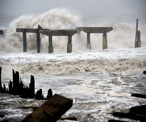 Sandy swallows up New York community