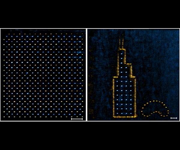 Using two different elements in hybrid atomic quantum computers
