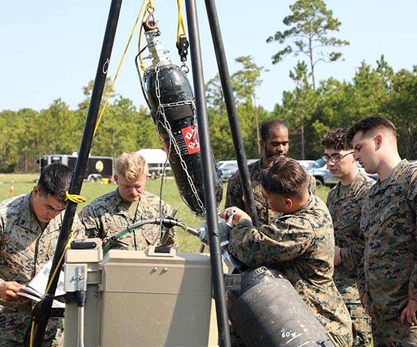 Making Hydrogen fuel anywhere: ONR tests prototype to power Marines in expeditionary environments