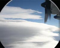 First Direct Observations Of Biological Particles In High-Altitude Clouds