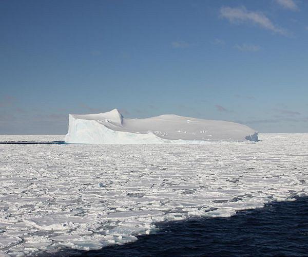 Record low Antarctic sea ice extent could signal shift