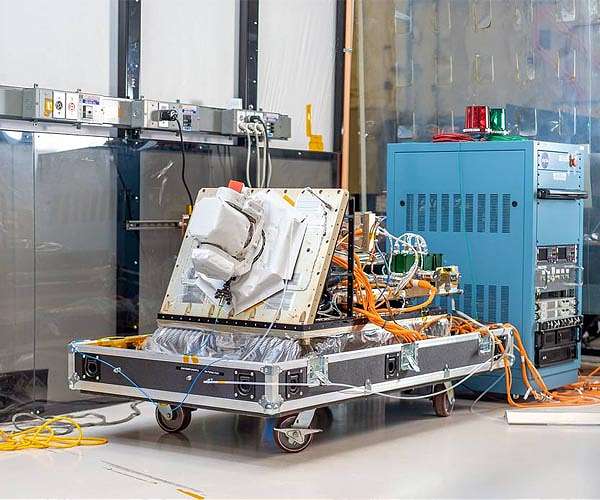 Laser Terminal Bound for ISS arrives at Goddard for testing