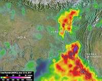 Bangladesh's heavy rainfall examined with NASA's IMERG