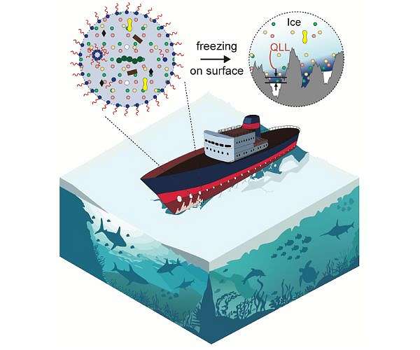 Study reveals how salt and other contaminants affect ice adhesion