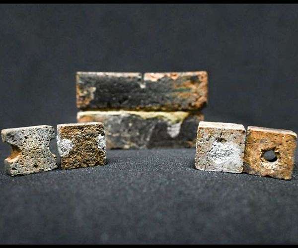 Bacterial bio-repair method strengthens lunar construction bricks