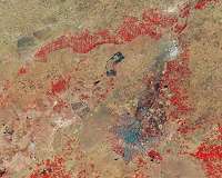 Satellite image showcases centuries of desertification in India