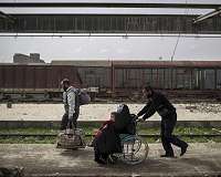 Relics of its golden past, Mosul's trains left to rust