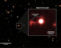 Supermassive black hole clears star-making gas from galaxy's core