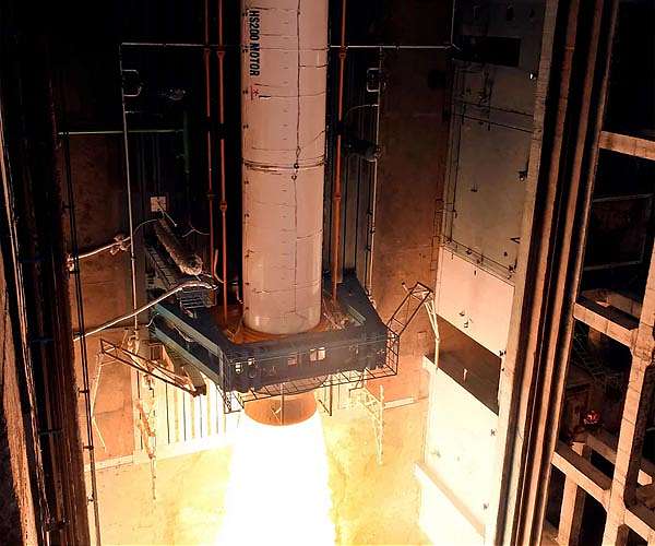 ISRO tests human-rated HS200 solid rocket booster for Gaganyaan mission