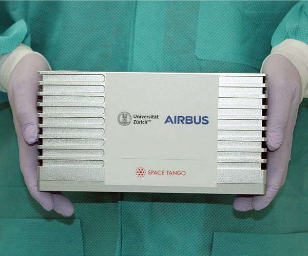 University of Zurich and Airbus grow miniature human tissue on the International Space Station ISS