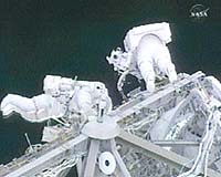 Whitson And Tani Complete The 100th Station Spacewalk