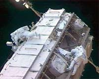 ISS Crew Prepare For Construction Work