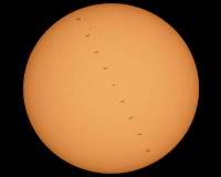 NASA photo shows International Space Station transiting the sun