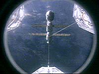 Space Station Using GPS In Attitude Control