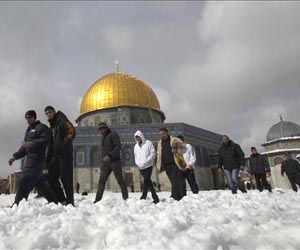 Holy Land hit by heaviest snowfall in decades