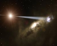 Black Hole Caught Zapping Galaxy Into Existence