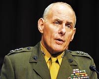 New chief of staff John Kelly a retired Marine general