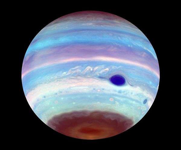 Magnetic tornado is stirring up the haze at Jupiter's poles