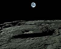 KAGUYA Captures The Earth Rising Over The Moon