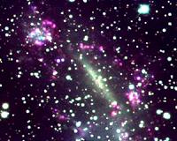 Celestial firework marks nearest galaxy collision
