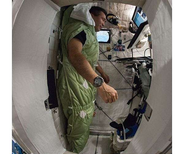 Sleep duration, efficiency and structure change in space