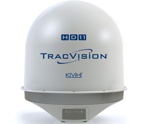 KVH Takes HDTV Global with New TracVision HD11 Marine Satellite TV System
