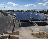 5,000-panel solar carport opens at Maryland factory