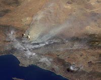 Smoke From Station Fire Blankets Southern California