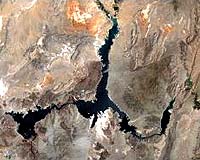 Lake Mead Water Level Drops 2000-2004